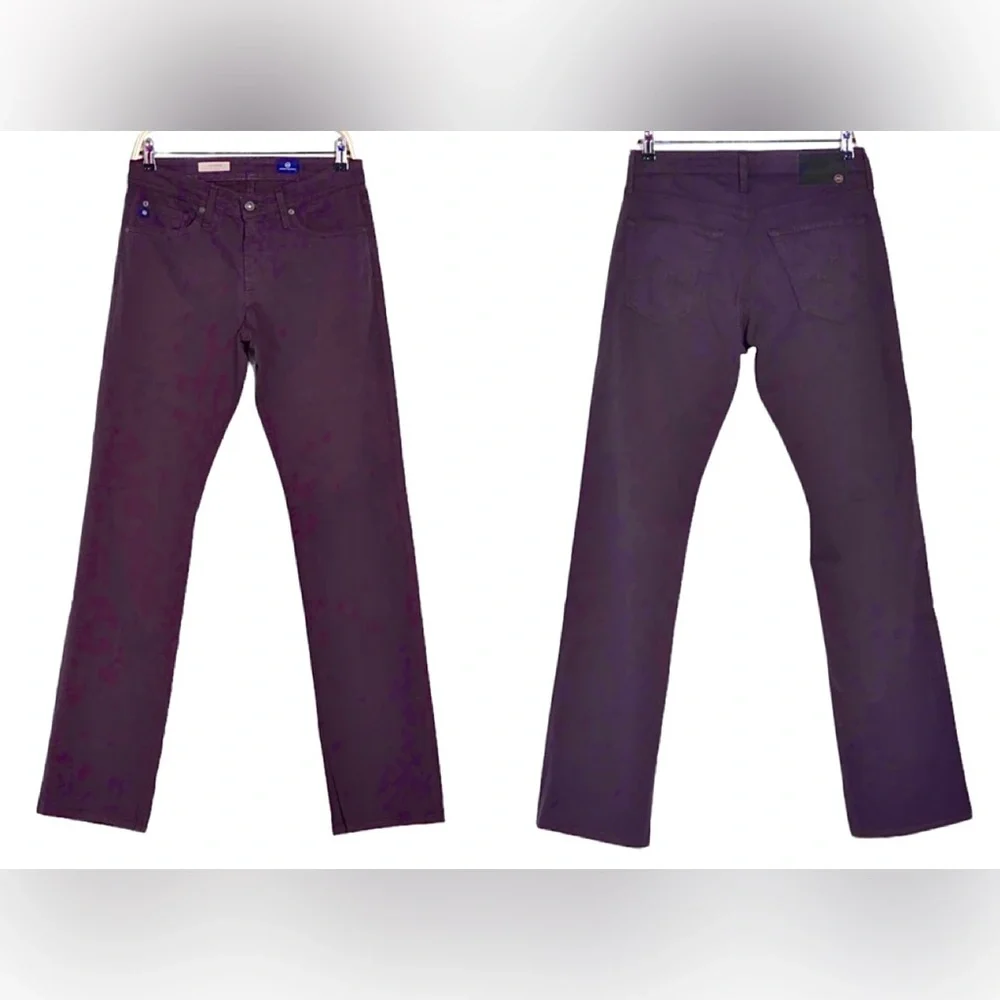 - Ag Adriano Goldschmied The Protege Purple Jeans SZ 32! EUC!